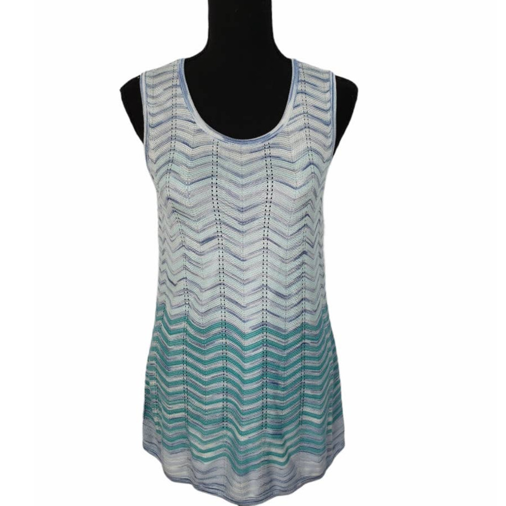 NEW Women's Chico's Short Sleeve Knit Top